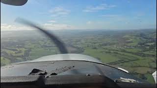 Welshpool Airport Approach Cessna 152 [upl. by Hako]