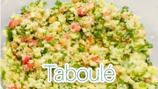 TABOULE Recette complète fraîche facile et savoureuse [upl. by Aikahc]