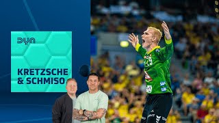 Kretzsche amp Schmiso – Die Löwen überzeugen Flensburg dominiert  Dyn Handball [upl. by Osicran]