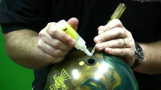 How to Glue in Finger Inserts  BowlVersity Video by bowlingballcom [upl. by Ledba556]