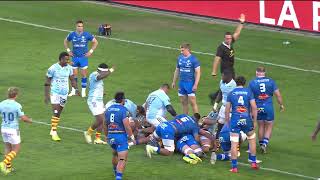 TOP 14  Essai de Jacobus VAN TONDER USAP  USA Perpignan  Castres Olympique [upl. by Davida]