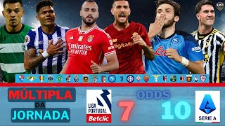 Múltipla da jornada para a Liga Portugal Betclic e Serie A [upl. by Ajup490]