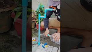 Technique to fix PVC pipe faucet low water pressure shorts [upl. by Nara]