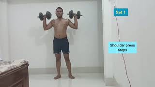 Intense Shoulder Workout with 6kg Dumbbells [upl. by Carrol]