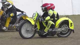 EK Finale sidecars Loppersum 31 aug 2013 4e manche 1e tommy kunert 2e william matthijssen 3e marc [upl. by Rinee]