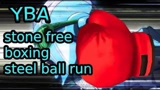 YBA Stone Free Boxing Steel Ball Run [upl. by Tihw]