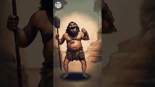 Dumb caveman shortsvideo funnycartoons caveman [upl. by Noevad]