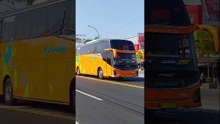 KONVOI TRUK TRONTON LOS BAK MUATAN BETON VS BIG BUS TIVIDI NGEBUT shorts trending subscribe [upl. by Onoitna]