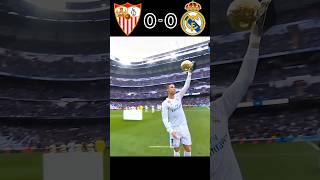 Ronaldo Top Moments  Real Madrid vs Sevilla  La Liga 2017 Highlights football youtube shorts [upl. by Bruner]