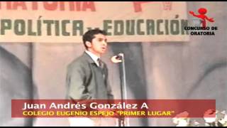 Concurso de Oratoria quot Juventud Política y Educaciónquot 2003 [upl. by Riplex]