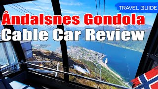 Romsdalsgondolen  Gondola Lift in Åndalsnes Norway Cable Car Review 4k [upl. by Hemingway]