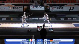 FIE WCH Catania 2011 Womens Epee Team Bronze [upl. by Navap]