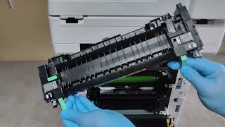 HOW TO REPLACE THE FUSER UNIT ON XEROX VERSALINK B405 [upl. by York602]