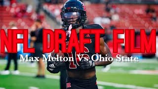 Film Room Max Melton Vs Ohio State Coverage Snaps [upl. by Tterrej]