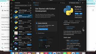 Installing VS Code with Python 3 on Mac Apple Silicon [upl. by Nnylsia]