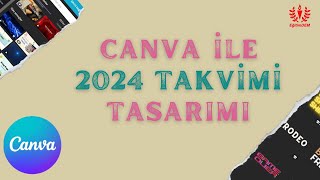 CANVA ATÖLYESİ2024 TAKVİMİ TASARIMI [upl. by Alit]