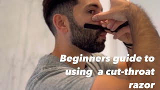 Beginners guide to getting the perfect shapeup with cutthroat razor [upl. by Yeo]