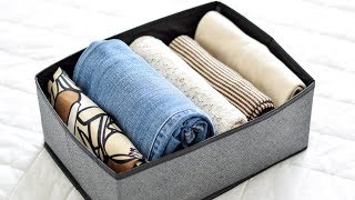 The Konmari Method for Folding and Organizing Clothes [upl. by Enidualc]