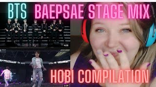 🫠🔥 REACTION to BTS BAEPSAE STAGE MIX ✨ amp HOBI FOCUS 🫣👀 [upl. by Ymrej873]