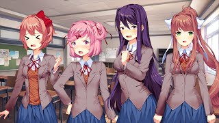 Reading Horror With The Dokis A DDLC Fan Mod [upl. by Noellyn]