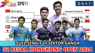 DAY 1 JADWAL 32 BESAR HONGKONG OPEN 2024 hongkongopen2024 [upl. by Moonier]