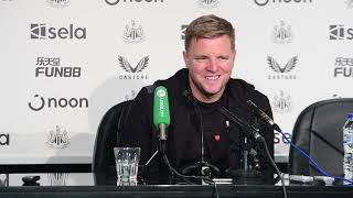 Newcastle United 2 Burnley 0  Eddie Howe Post Match Press Conference [upl. by Airual]