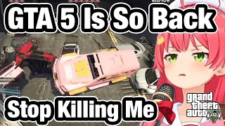 🌸Sakura Mikos GTA5 Return Is Absolutely Insane 🤯🔥【HololiveSakura Miko】 [upl. by Vinny]