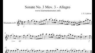 Lefevre Sonata No3 mov3 Allegro [upl. by Suilienroc]