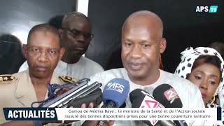 Gamou de Médina Baye le ministre de la Santé et de l’Action sociale rassuré des bonnes dispositions [upl. by Rawde]