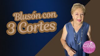 DIY  BLUSON DE 3 CORTES [upl. by Anelys]