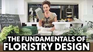 The Fundamentals of Floristry Design Tutorial [upl. by Atsylak624]