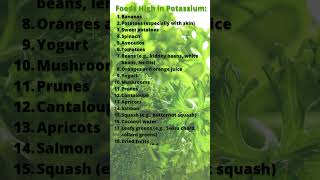 foods high in potassium superfoodboost [upl. by Lorak]