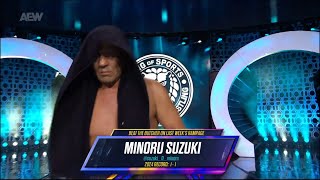 Minoru Suzuki Entrance  AEW Dynamite July 24 2024 [upl. by Amelia]