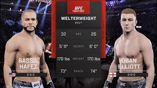 UFC 309 Hafez vs Elliott UFC 5 Simulation [upl. by Cross]