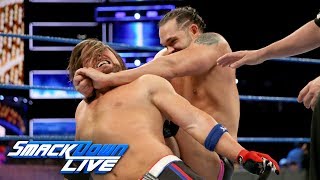 AJ Styles vs Tye Dillinger  United States Championship Match SmackDown LIVE Sept 12 2017 [upl. by Alracal332]