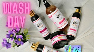 Using KHOI KRULLE for hair wash day  South African Youtuber [upl. by Uuge608]