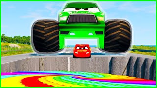 Epic Escape Lightning McQueen vs Giant Chick Hicks Eater  Coffin Dance Meme Song Cover [upl. by Froma752]