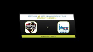 IOCC Indian Odisha CC vs Scorpions  ST20 S06 tasksports cricket sharjahsports cricketteam [upl. by Arri]