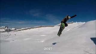 Snowboard journey from 2005 to 2023 [upl. by Lawry]