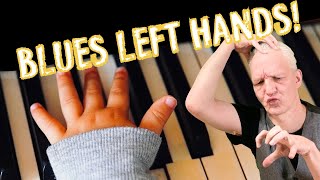 Learn an easy blues piano left hand in C [upl. by Caasi]