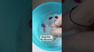 Pedicure at home  How to do pedicure at home easy shorts youtubeshort [upl. by Robyn]