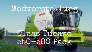 LS22 Mods Ps4 Claas Tucano 550580 Pack Modvorstellung Ps4Ps5XbsXb1PCMac [upl. by Ylil]