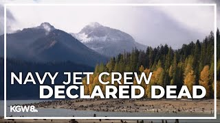 Navy declares crew of crashed jet in Washington dead [upl. by Dolora]