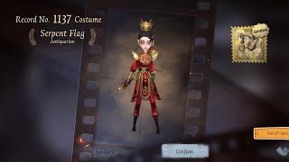 Identity V  ANTIQUARIANS NEW SSTIER HAS ARRIVED AND IT LOOKS FANTASTIC  Package  Emote Gameplay [upl. by Rollie]