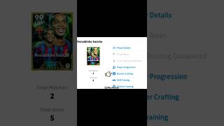 Ronaldinho 105✅🔥 efootball ronaldinho card shorts [upl. by Aseeram179]