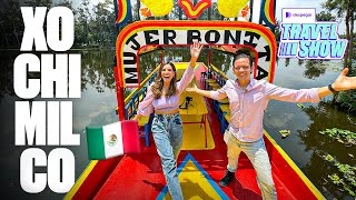 Navegando en XOCHIMILCO en Trajinera 🇲🇽 [upl. by Baptista891]