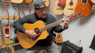 David and Trenton Demo an FG720S12 Yamaha 12string acoustic guitar [upl. by Woolley211]