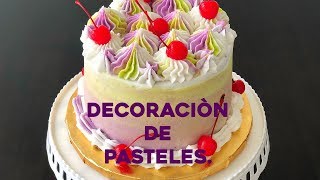 Curso de REPOSTERIA GRATIS  DECORACIÒN DE PASTELES  Claudio Us [upl. by Eisnyl]