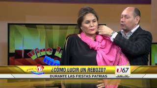 Como Usar Un Rebozo Mexicano con Pedro Abasolo [upl. by Htirehc]