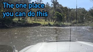 Yarrangobilly Caves camping in a lake and back into Victoria by driving through a river [upl. by Ngo]